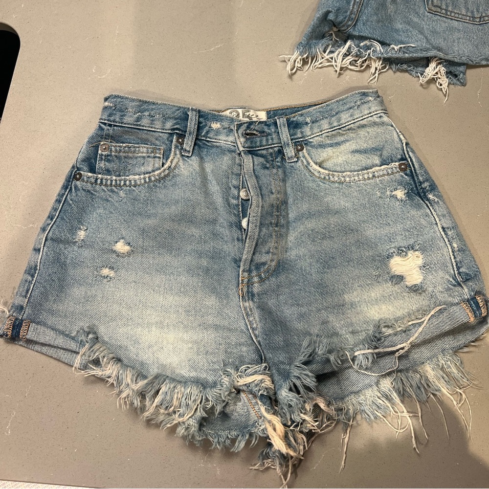 We The Free / Free People jean shorts, like new